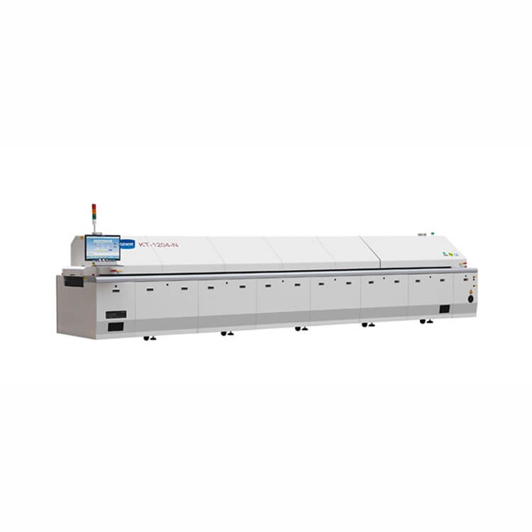 Reflow oven motorised with N2